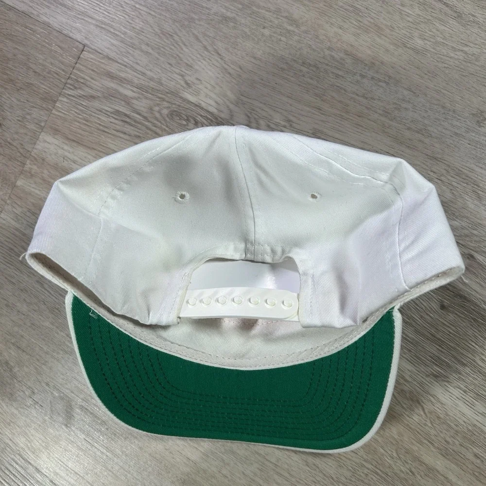 VTG Notre Dame Fighting Irish Soccer Snapback Hat College White Bar Line Cap USA